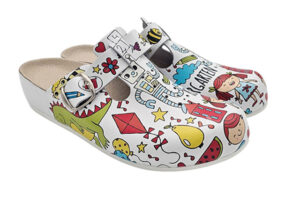 CLASSIC DESIGN klompe – kinder bela
