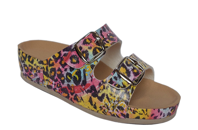 KLARA MODE papuče – pink leopard