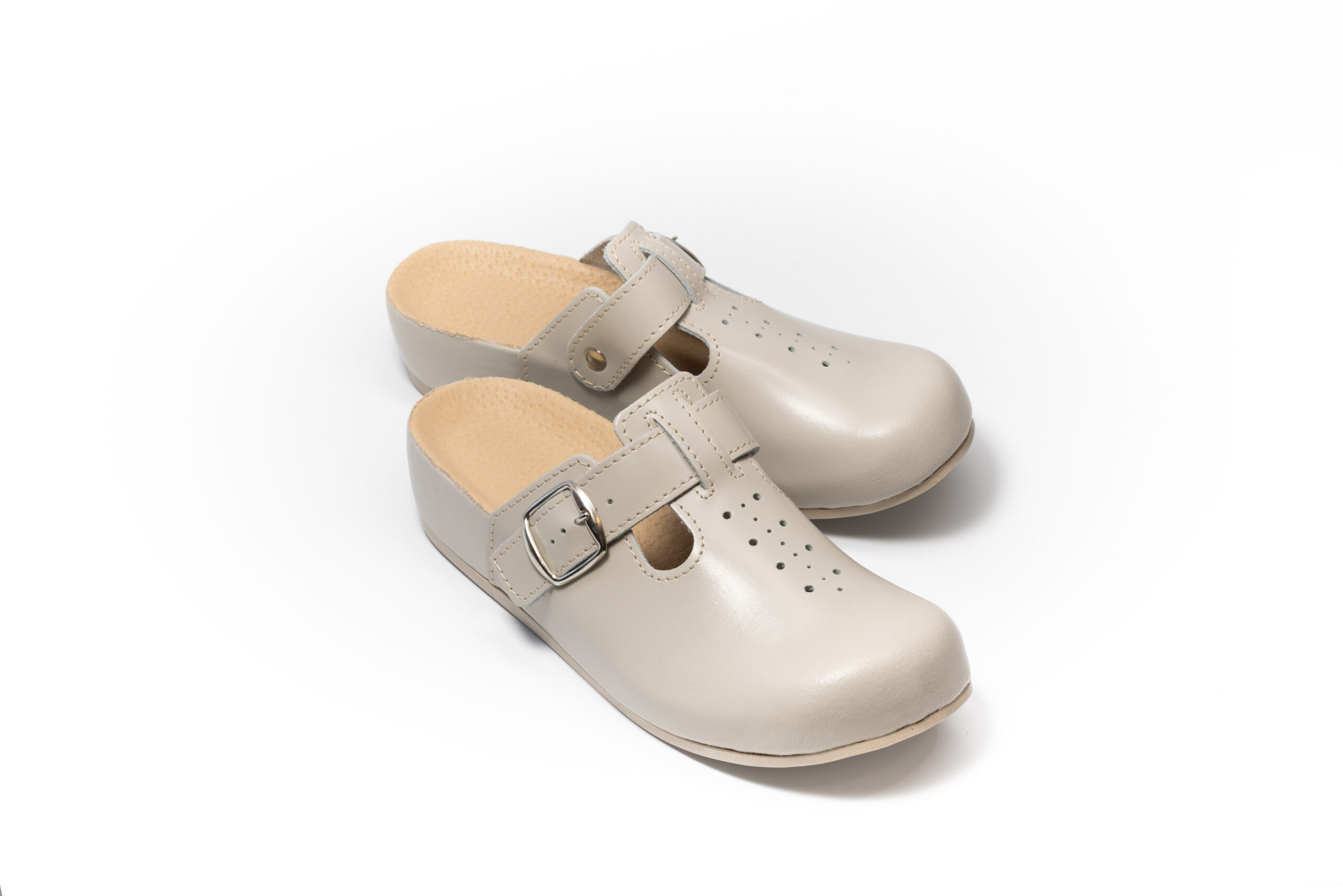 CLASSIC klompe – bež - Image 3