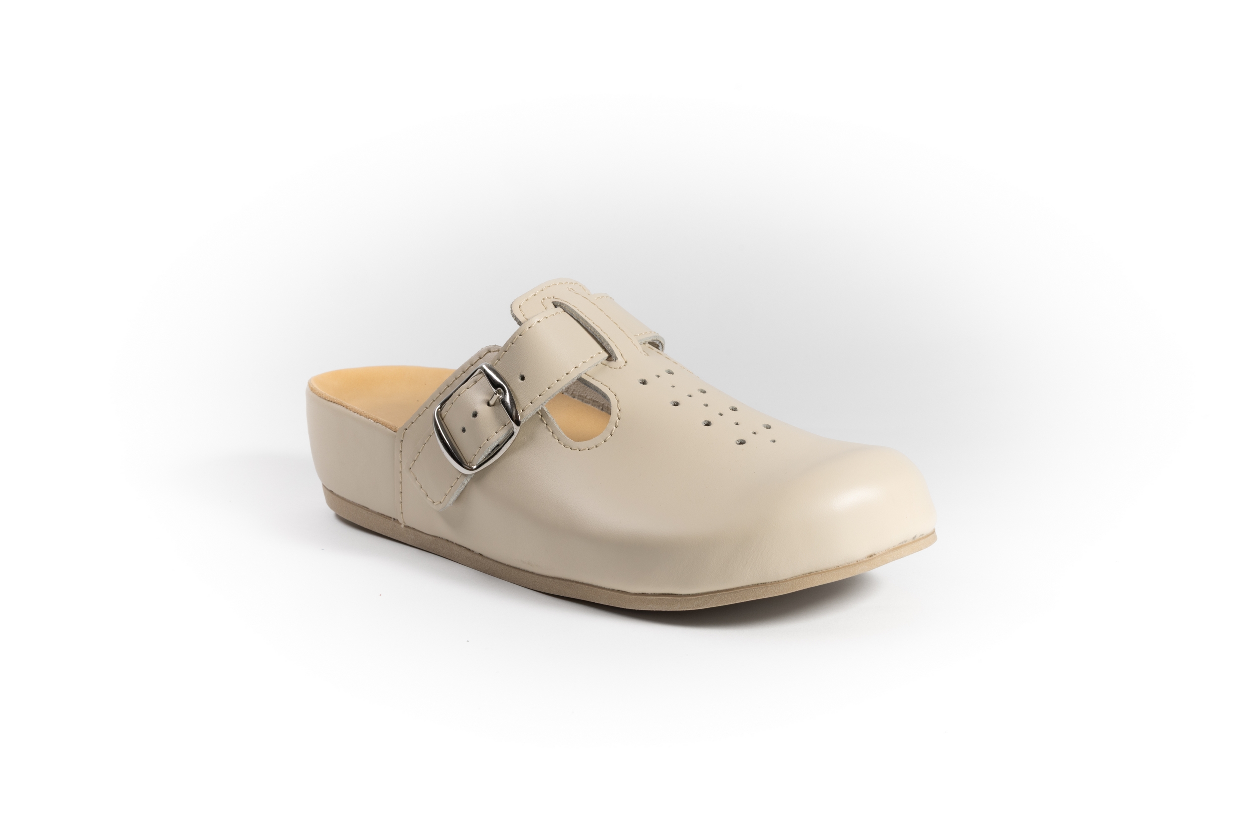 CLASSIC klompe – krem - Image 4