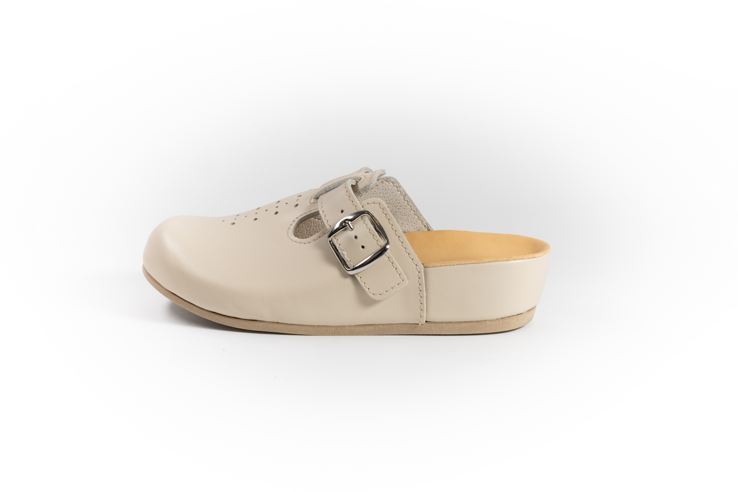 CLASSIC klompe – krem - Image 5