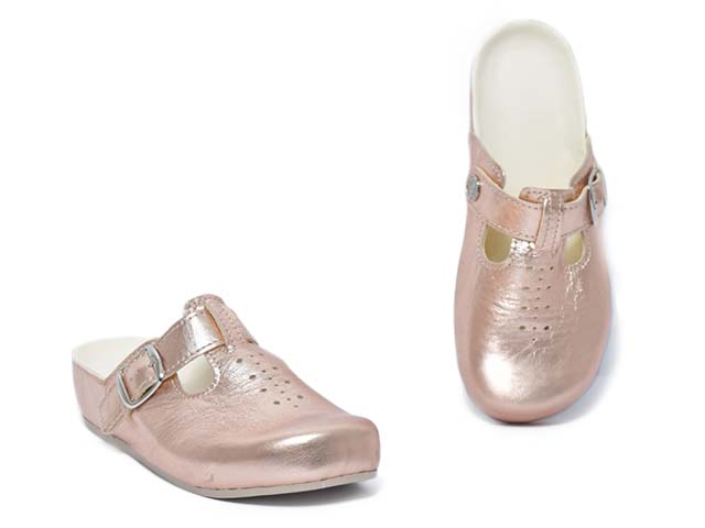 METALIK klompe – roza - Image 3